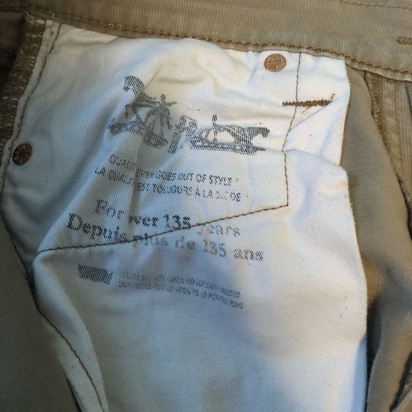 Levi tan pants - Picture 2 of 2
